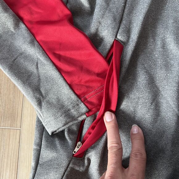 1990s Vintage Colosseum Alabama Crimson Tide Quarter Zip Long Sleeve Shirt XL - Picture 5 of 7